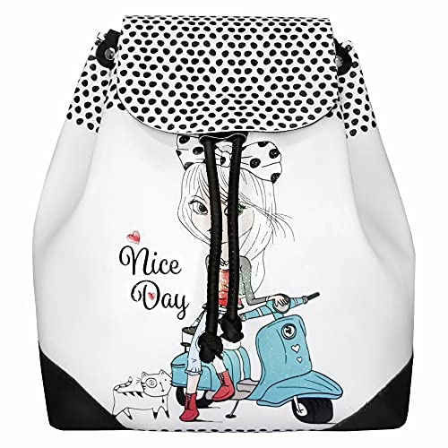 Mochila Bolsa Infantil Menininha Moto Costas, Magicc MO-004