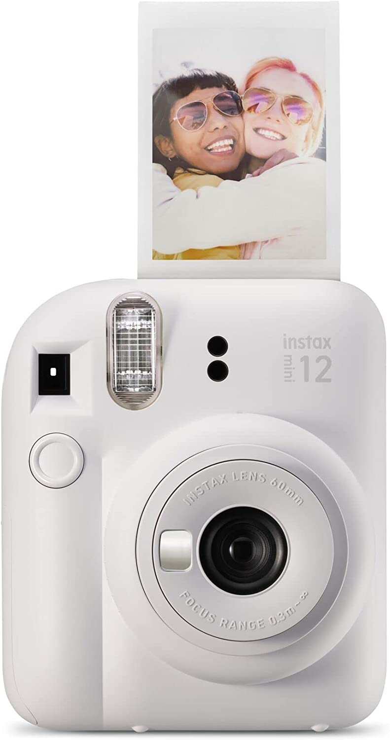 Fujifilm Instax Mini 12 Sofortbildkamera - Clay White + 2 Pack Film