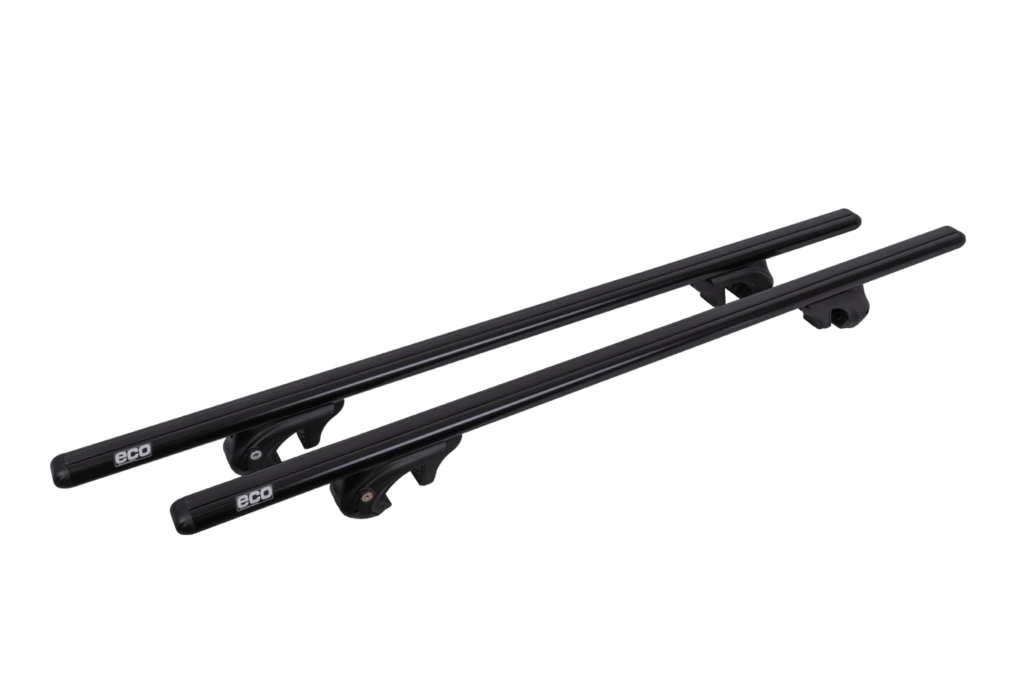 Barre Portatutto 135 cm per Mancorrenti Aperti, Carico Max 90 kg per Auto, Portapacchi Universale in Alluminio con Profilo Ovale Aerodinamico, Serrature e Canale T