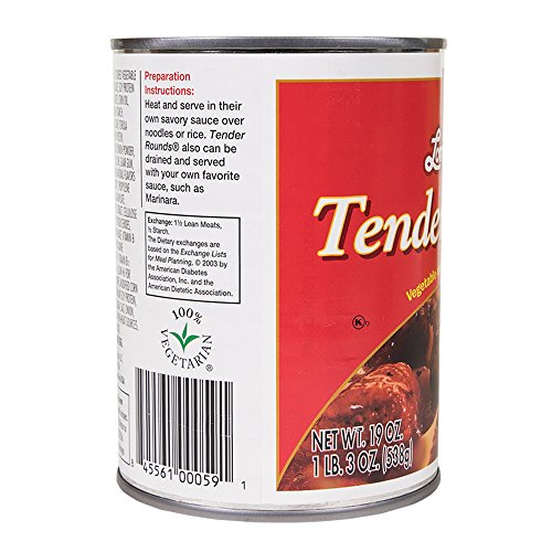 Loma Linda - Plant-Based Meats (Tender Rounds® With Gravy (19 Oz.), 6 Pack) #TOP6