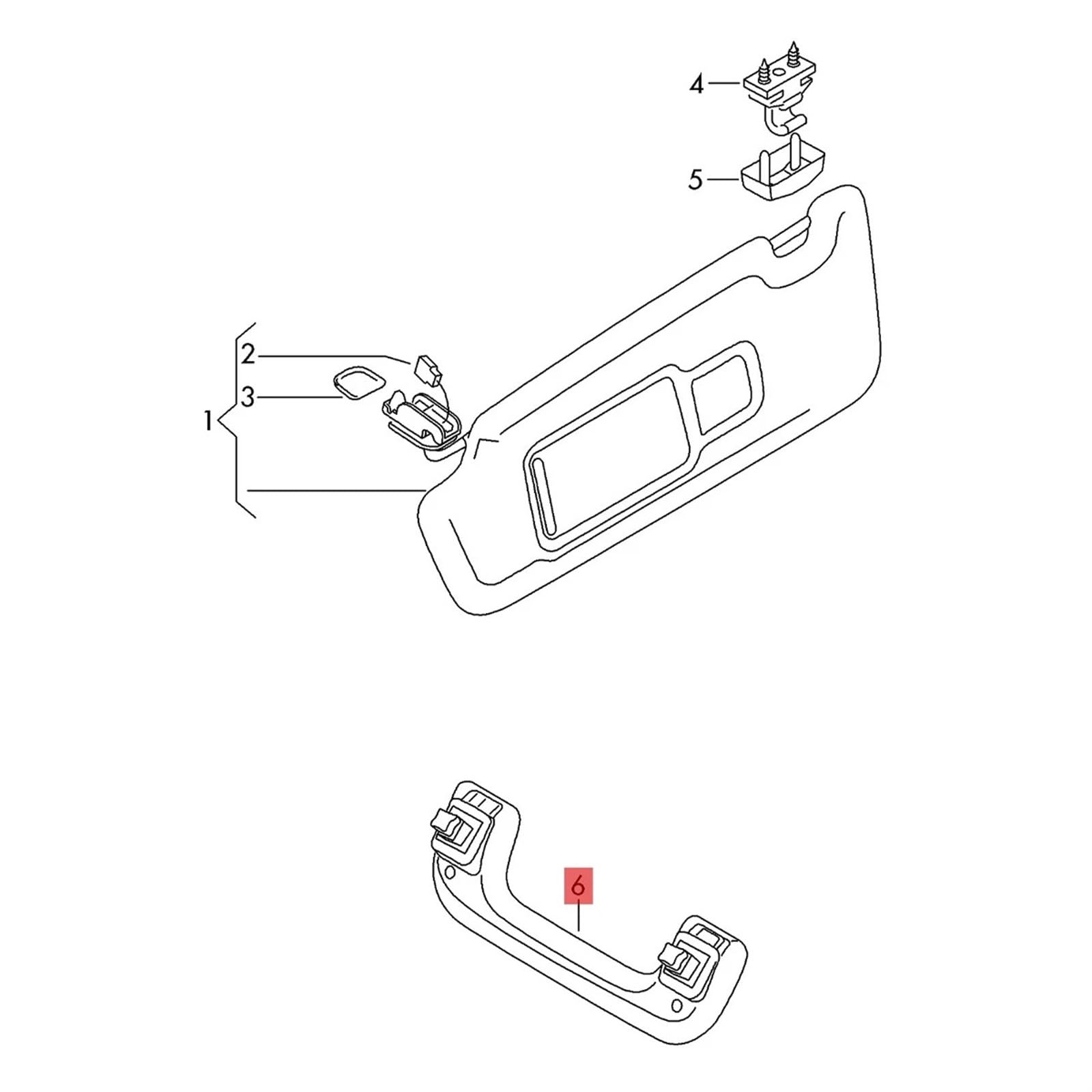bisch Lot De 4 Poignées Intérieures Avant Arrière Droite Gauche for Toit Compatible avec Audi A4 B8 Allroad S4 A5 Q5 8R A6 C7 Avant S6 A7 8K0857608 8K0857607 (Color : 4 PCS Black)