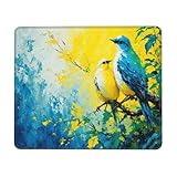 【RUTSCHFESTE GUMMIBASIS】: Die 3 mm dicke rutschfeste Gummibasis kann jede flache, harte Oberfläche fest greifen und das Mini-Mauspad während der Arbeit oder des Spiels an einem Ort halten. Es wird im Vergleich zu anderen Mauspads keinen unangenehmen Geruch haben. Ideal für Ihren Laptop, Computer und PC