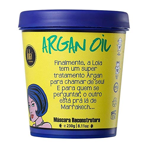 Argan Máscara de Hidratação 230g , Lola Cosmetics
