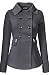 BodiLove Women's Sophisticated Duffle Coat with Detachable Hood