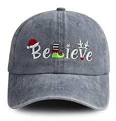 Merry Christmas Embroidered Gray