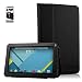 TabSuit® 9" PU Leather case for 9" KingPad K90, Dragon Touch N90, Astro Tab A924, Neutab N9/N9 Pro, Astro Queo A912, Digital Reins A23, ProntoTec 9", Tagital 9" A23, Afunta 9" A23, iRulu 9" Tablet PC (PLEASE check the complete compatible tablet list under Product Description) (Black)