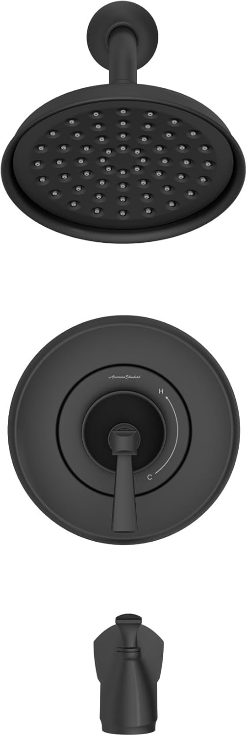 AMERICAN STANDARD TU617508.243 Bathtub, Matte Black