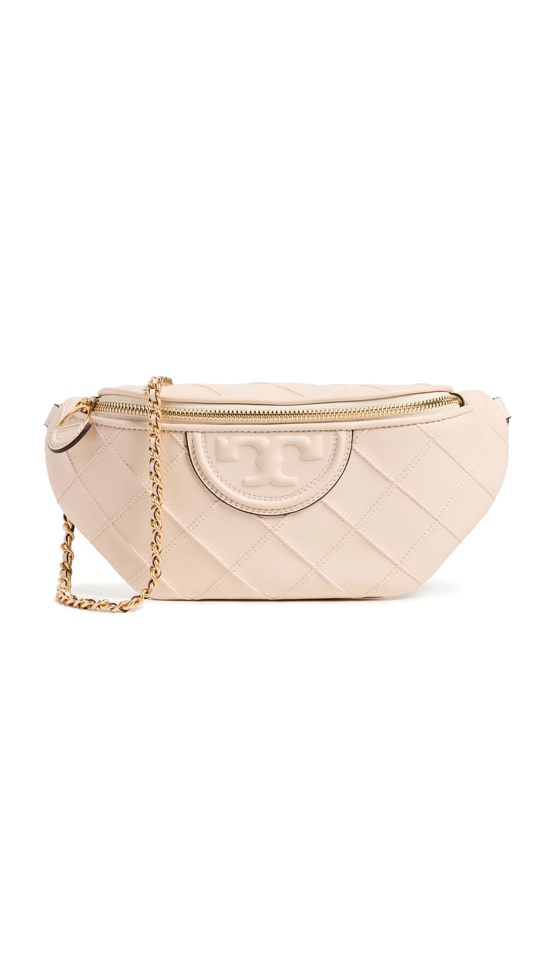 Tory Burch Women's Fleming Soft Convertible Belt Bag, New Cream, Off White, One Size