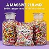 CANDYMAN Candy Variety Pack 2lbs, Gummy Sour Hard Candy Assortment Bulk Individually Wrapped, Pinata Stuffers Party Favors Basket Candy, Father's Day, Ship Cold