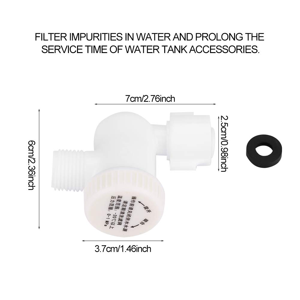 GOTOTOP Toilet Filter Toilet Water Filter Shower, Inline Shower Filter, Slim Water Filter, Shower Filter, Water Filter Tap for Home, Kitchen
