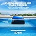 Dolphin Nautilus EON 100 Poolroboter Boden und Wand, Treppen, Wasserlinienreinigung, Feiner Filter, UltraRun-Reinigungen, App-Steuerung, Intelligente Navigation, für Eingelassene Pools bis zu 15m
