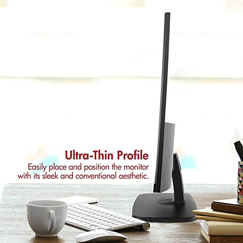 Viotek H250 25 Inch Ultra Thin Computer Monitor With Frameless Led Display 1920 X 1080P, 60Hz, And 2Ms With Hdmi And Vga, Vesa #TOP3