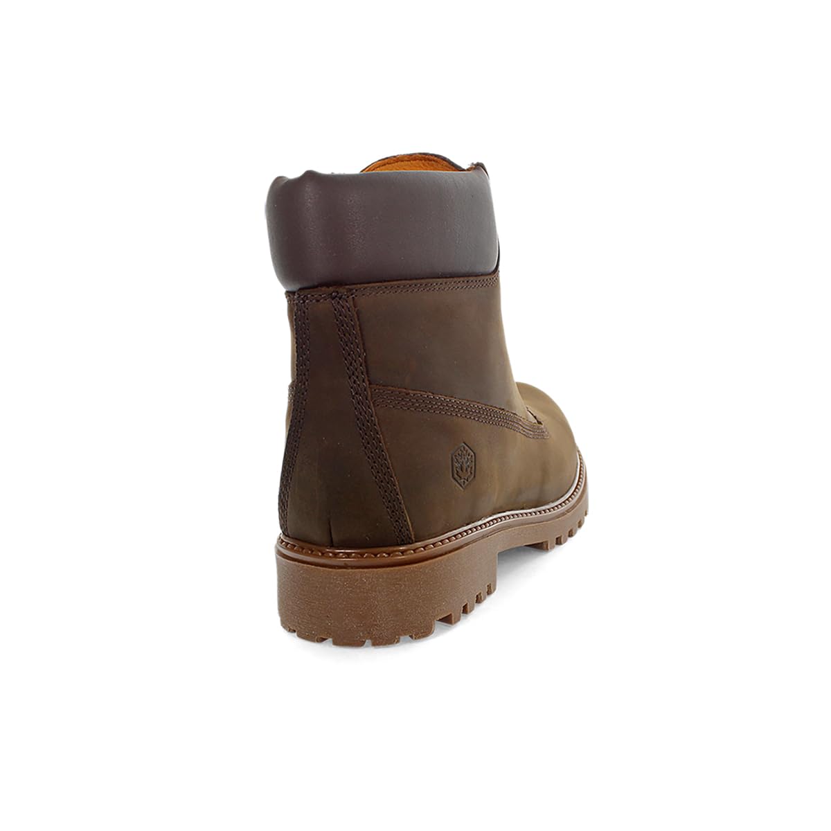 Lumberjack 102217663 stivaletto anfibio in pelle cotto marrone