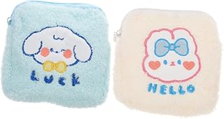 SECFOU 2Pcs napkin storage bag travel period bag period pouch small bag girl Coin Purse portable