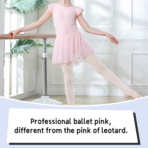 Dipug Ballet Tights For Girls Dance Tights Toddler Pink Girls Thick Soft Footed Kids Ballet Tights, Ballet Pink Size 3-5 Years, 1 Pack #TOP2