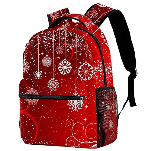 Sac à dos de voyage anti-fuite d'eau et grand confort à imprimé flocons abstraits