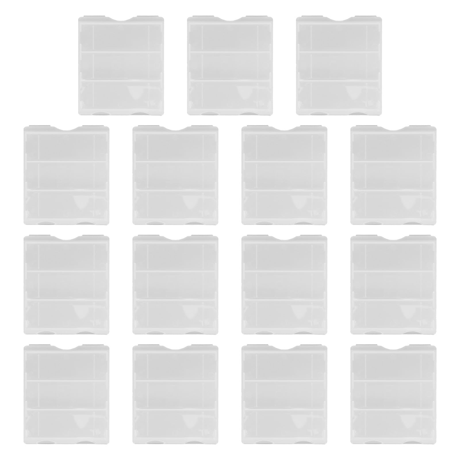 Conteneur rectangulaire portable et boîte de rangement pour lames de microscope - 8