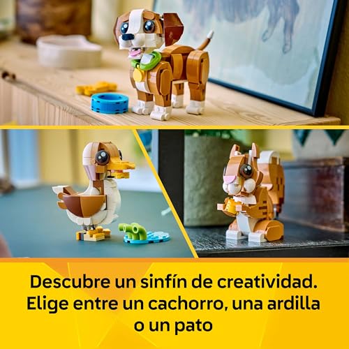 Perro de juguete LEGO Creator 3en1 31382 con figuras transformables 3