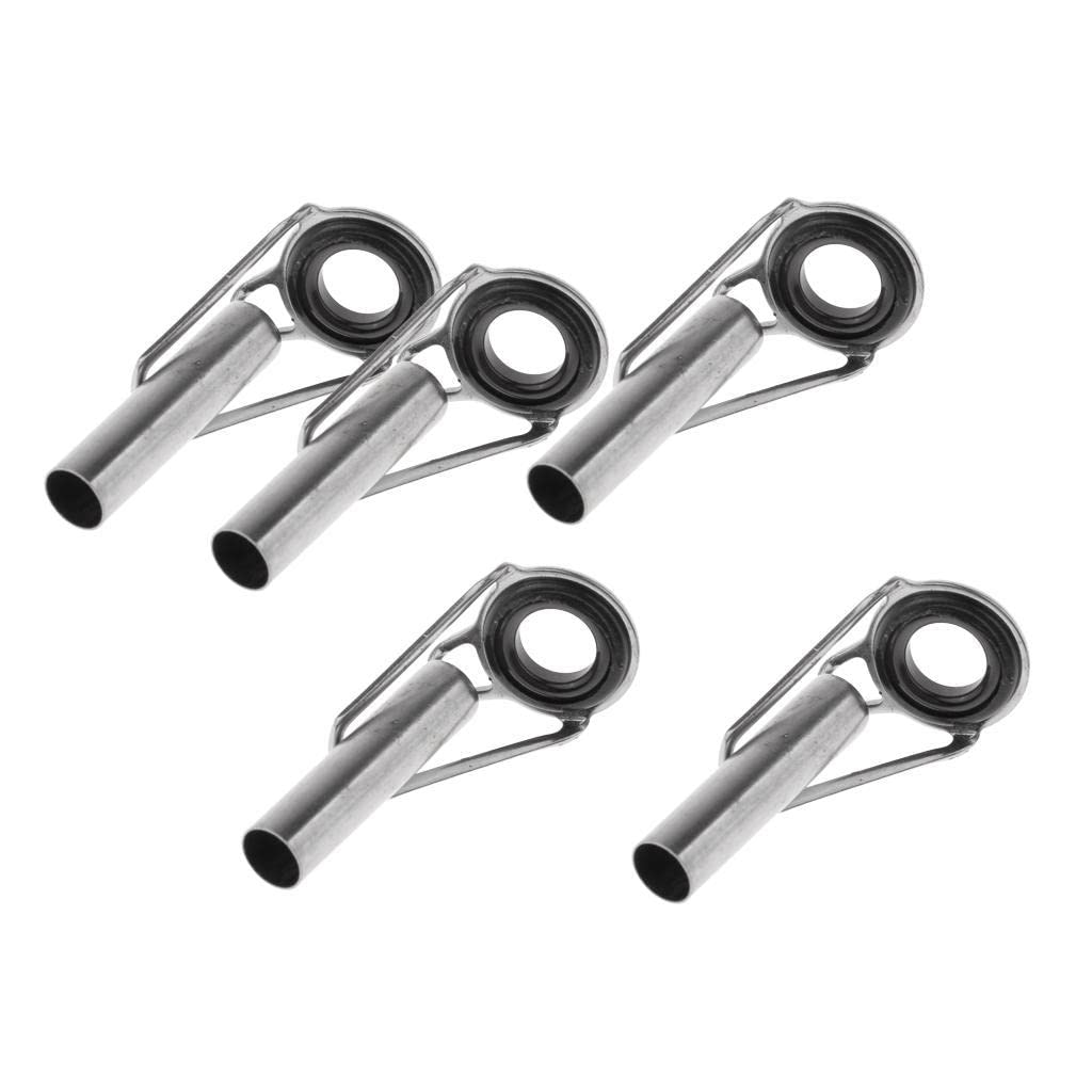 CALANDIS 5Pcs Casting Fishing Rod Guide Ring Tip Top Fitting Rod Building Part 0.55Cm-image-4