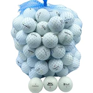 Golf Ball Planet 100 Store Line Assorted Used Recycled Golf Balls 4A/3A Condition