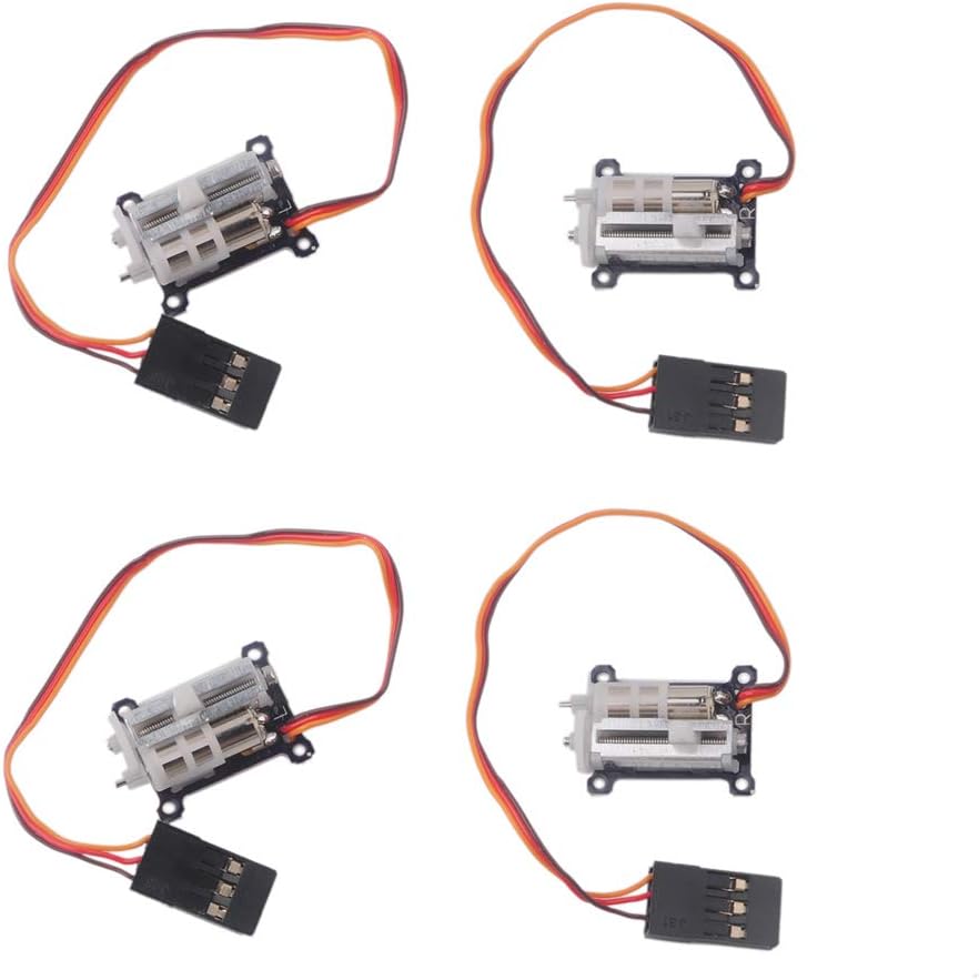 Tiny 1.5g servo Micro Linear Digital Servo Lightweight Mini Size for Indoor Aircraft Small RC Plane (Pack of 4)