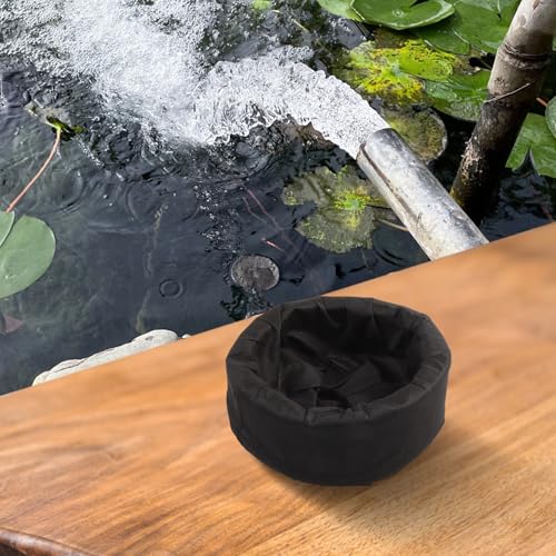Cesta flotante EasyByMall de 25 cm para plantas de estanque negro 6