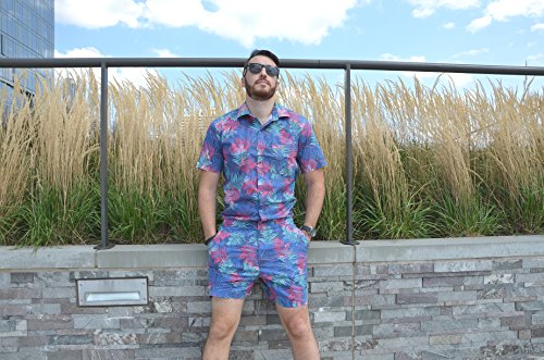 Zesties Male Romper (XXL, Palm Tree) - Thumbnail 3