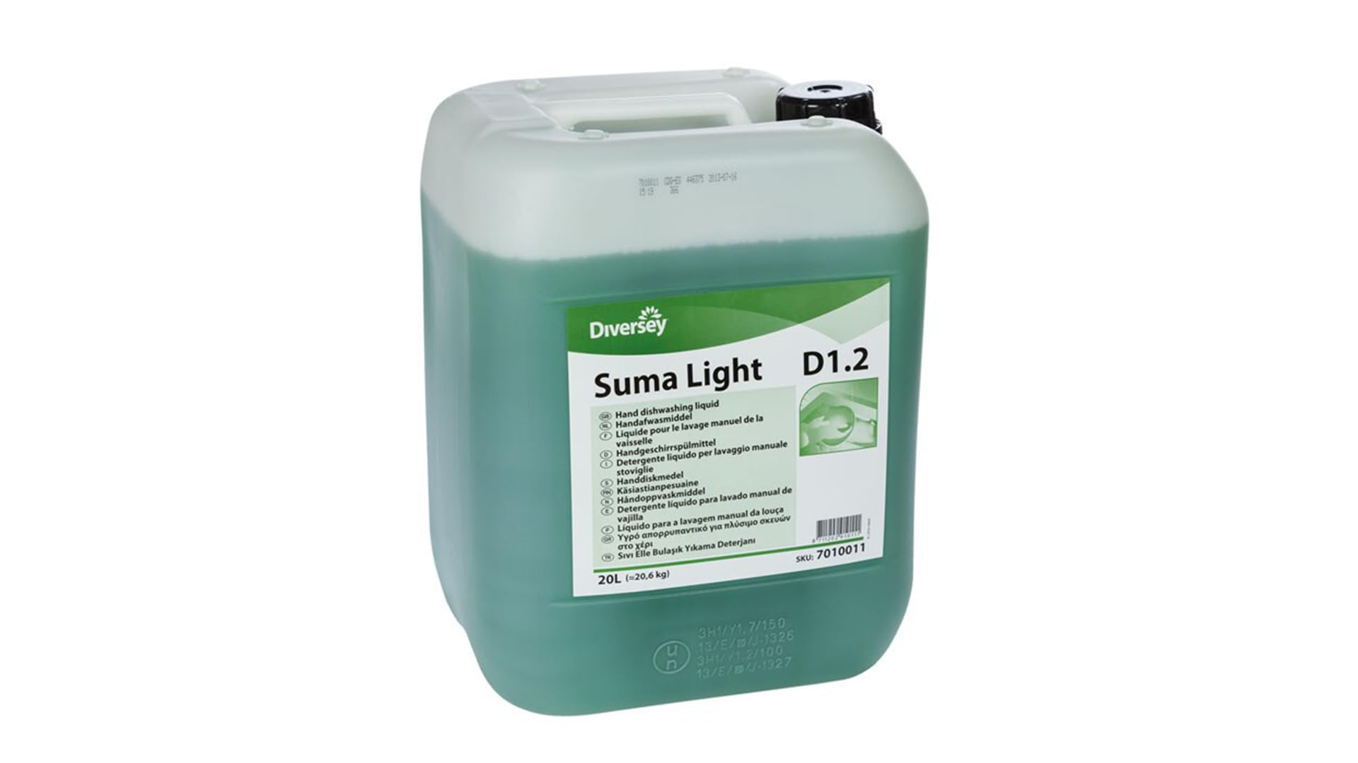 Suma Light D1.2 - Detergente Líquido Para El Lavado Manual De Vajilla