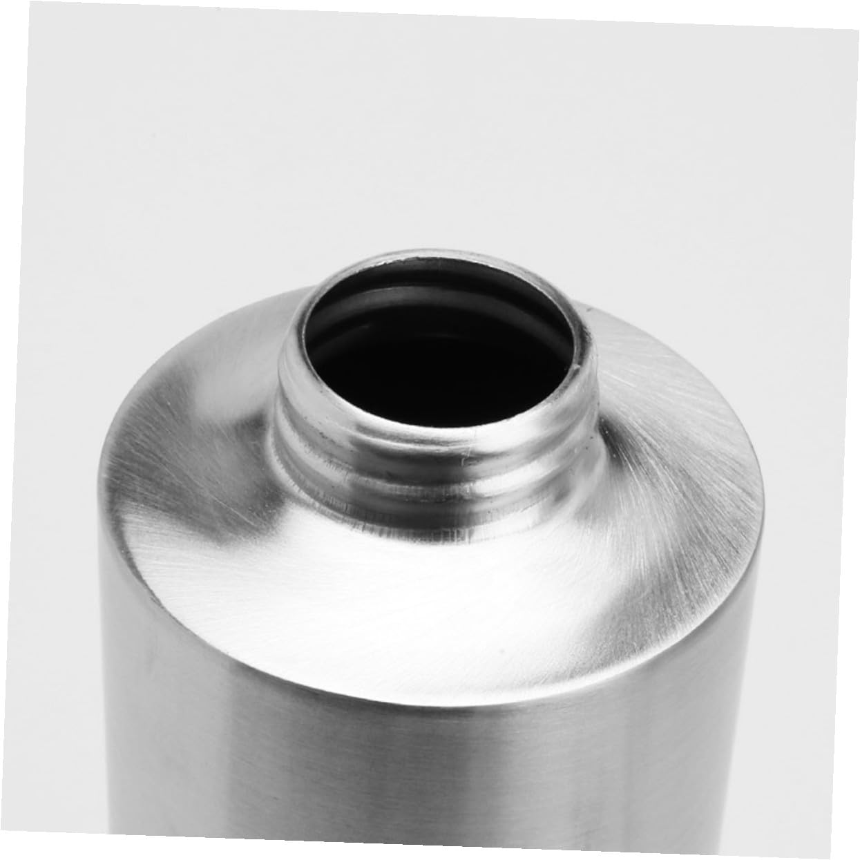 2 Piezas Dispensador de Loción Acero Inoxidable Botella Recargable Cilíndrica Presionable y Dosificador Jabón Líquido para Baño y Cocina Resistente y Fácil de Rellenar