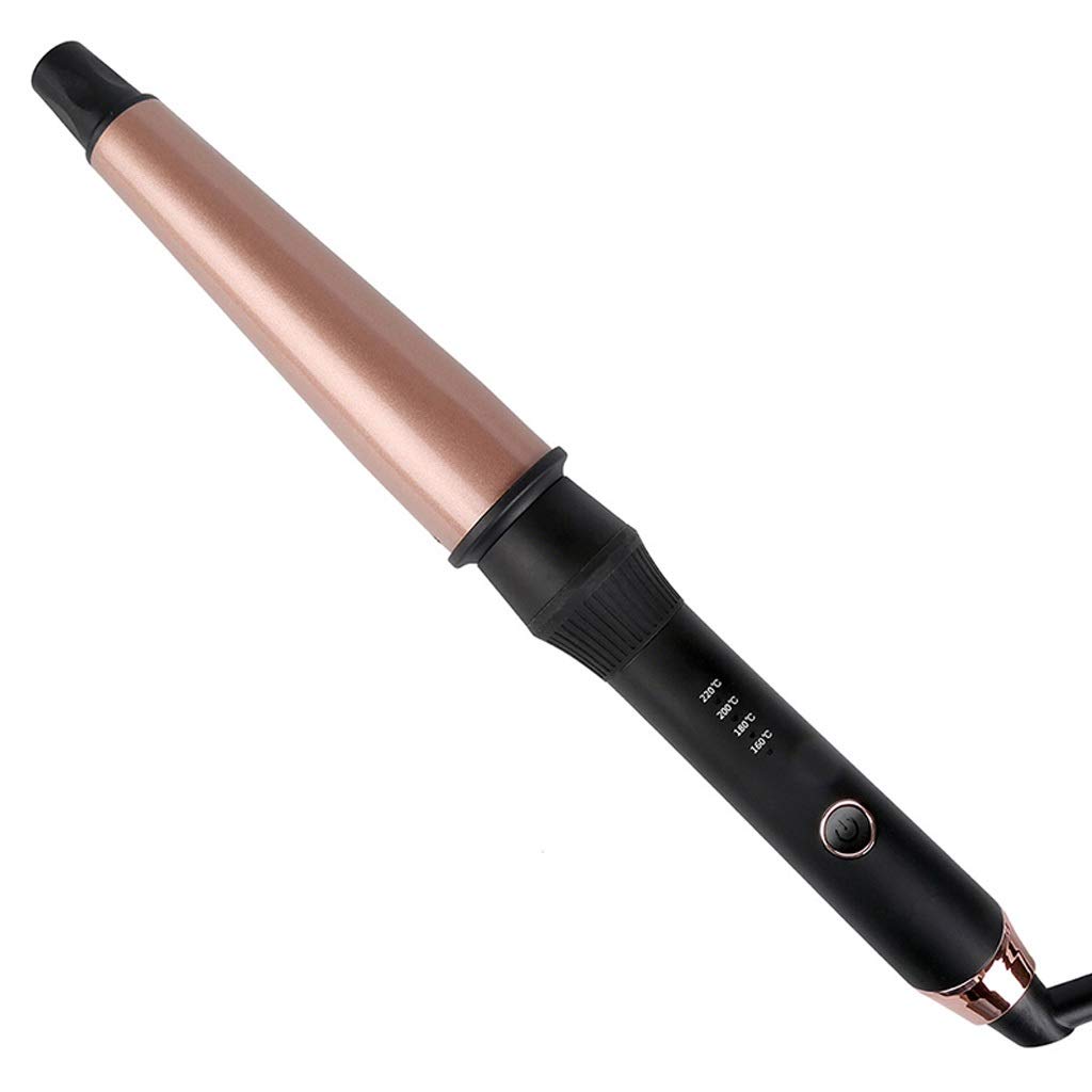 Hair Curling Iron Unisex Ceramic Hair Curler Small Barrel Curling Wand with Adjustable Heat Slim Tight Curling Irons