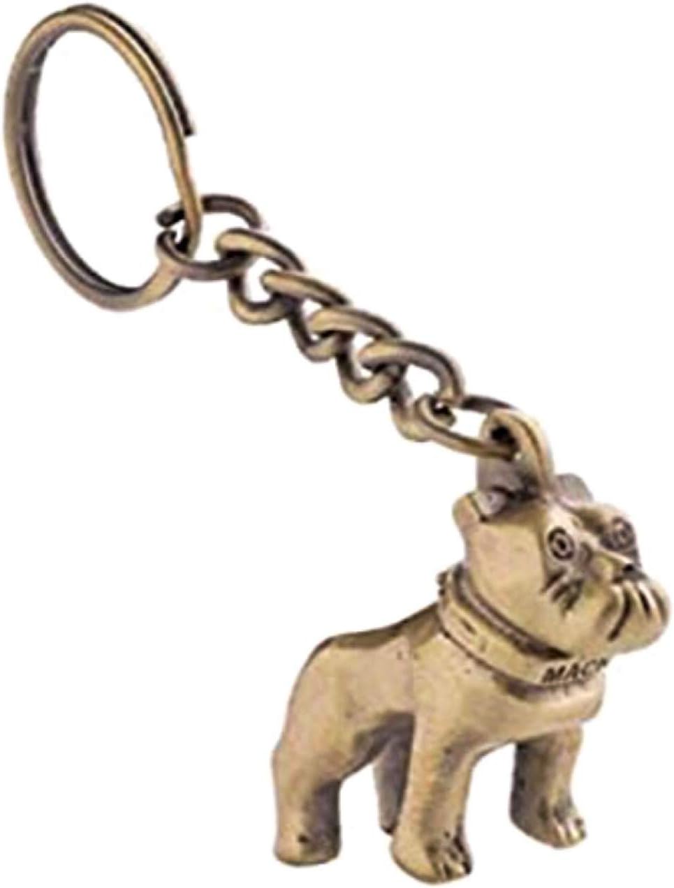 MACK TRUCKS Bulldog Hood Ornament Keychain Gold Diesel Semi-Trucks Garage