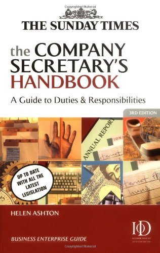The Company Secretary's Handbook: A Guide to Duties and ...