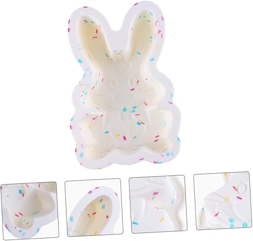 Miniatura 3 de Jalea de Pascua Huevo de Pascua Molde de Silicona Pastel de Huevo de Pascua Pudín de Silicona Conejito Hornear Galletas Mantequilla de Maní Conejito