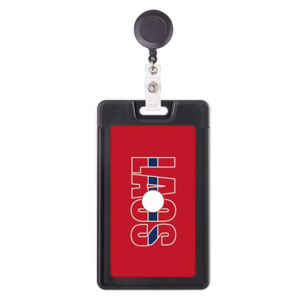 Porte-badge rétractable Laos, idée cadeau pour collègue de bureau - 5