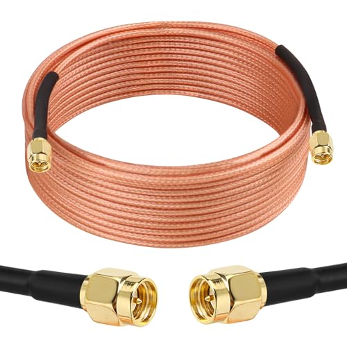 Cable SMA macho a SMA macho RG316 de 25 pies: soluciona la mala recepción del WiFi