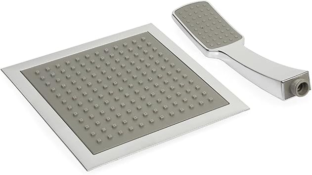 FAUMIX Quadro Model Bathroom Top Shower Head Head Head Lime Crusher System Double Set