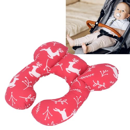 Travesseiro de Suporte para bebê Em Forma de U, Padrões de Natal Fáceis de Limpar, Travesseiro de Pe