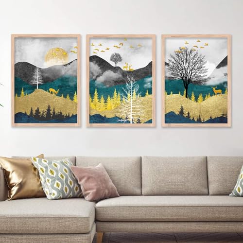 Image of kotart Modern Wall Art Framed Painting for Wall Decoration - Wall Paintings for Living Room, Bedroom - Big Size Wall Painting (Art 9, 13x17 inch)
