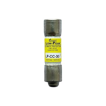 New OEM LP-CC-30 LP-CC-30A LP-CC 30A 600Vac Time Delay Fuse, Pack of 10