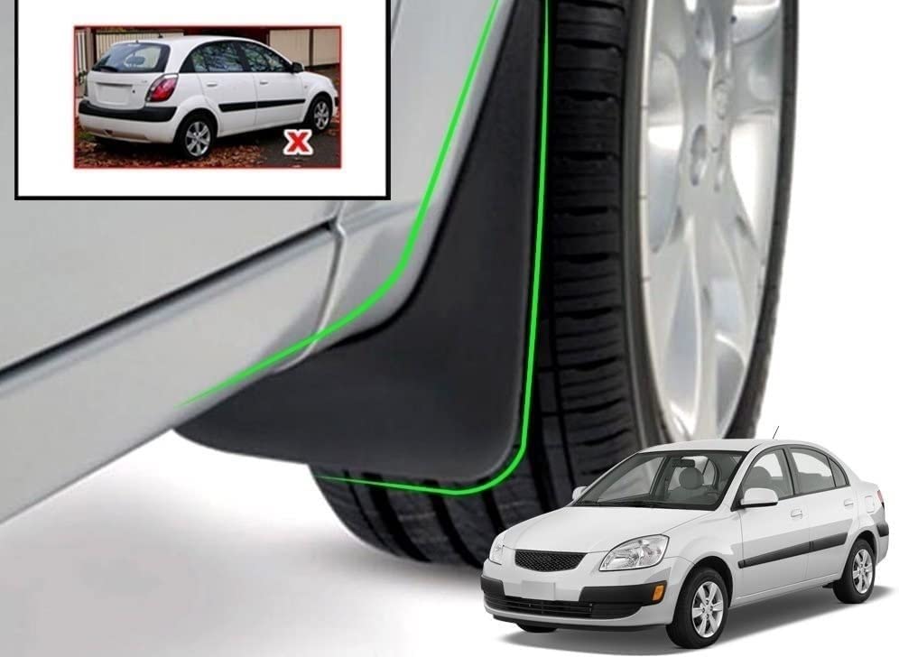 Guardabarros de coche para Kia Rio 2006-2011 evita impactos de piedras 2