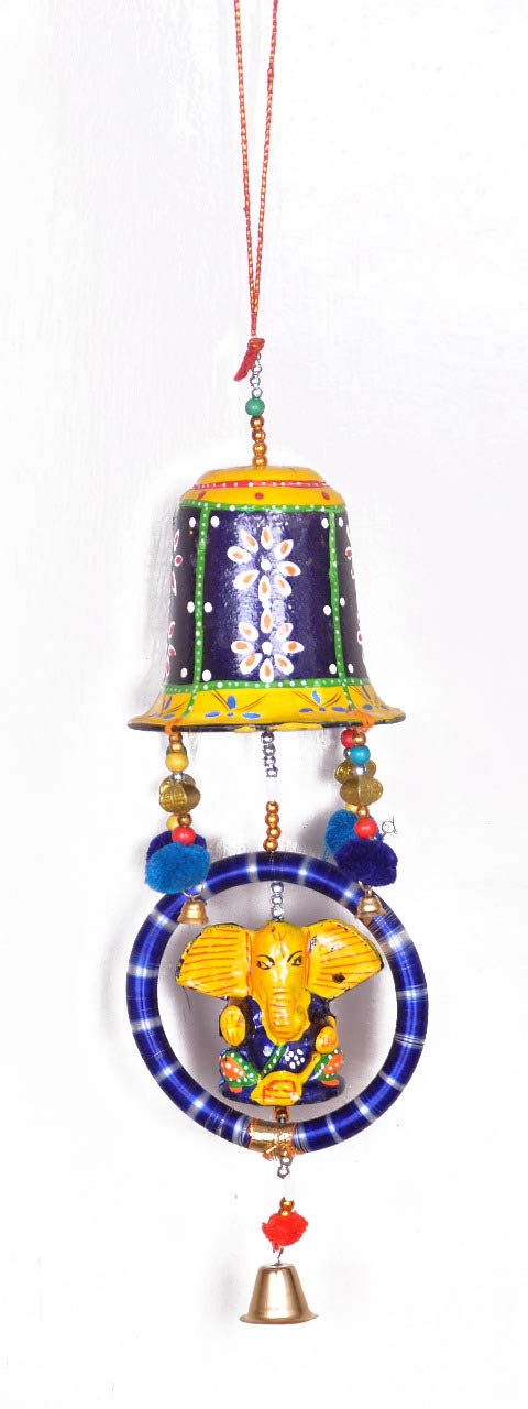 Art N IDEA Traditional Ganesha Wall/Door HANNGING (ANI1004_Multicolor)