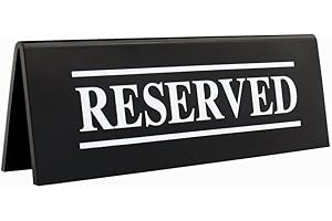New Star Foodservice Table Tent Reserved Sign