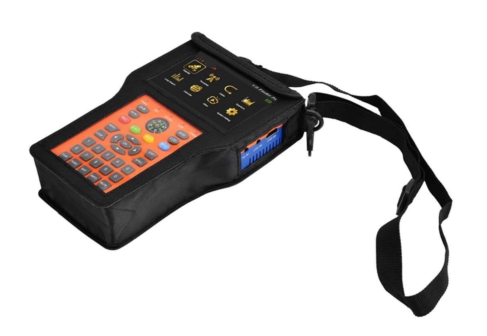 Buscador de satélite, V8 Finder Pro DVB-S2 DVB-T2 DVB-C AHD H.265 Buscador satelital de medidor satelital mejor que Satlink ST-5150 WS-6933 VF-6800(V8 Finder2 no bag)