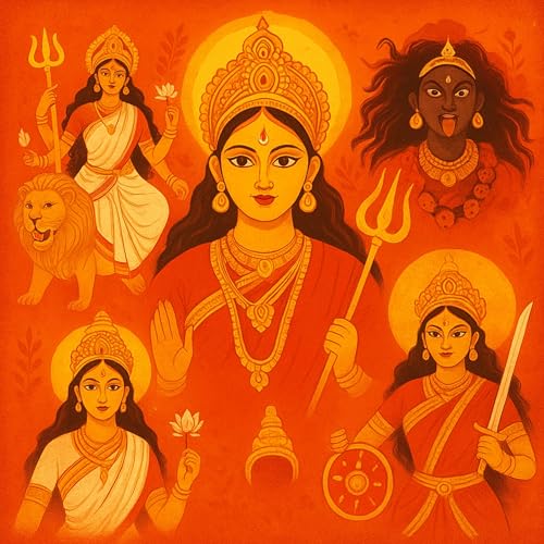 『Durga pooja and Navaratri across India』のカバーアート