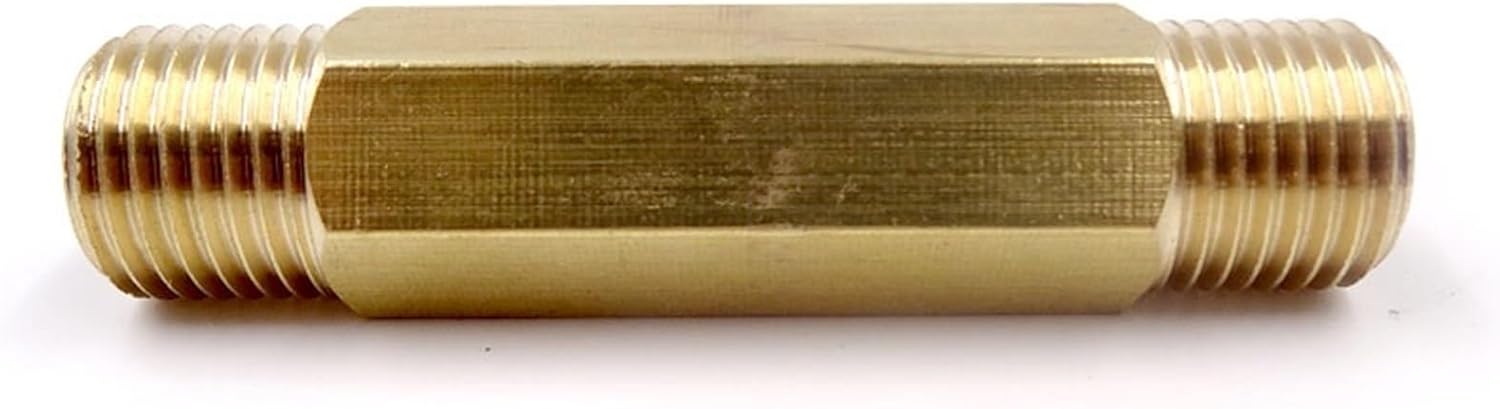 Copper External Direct Extension Pipe External Tooth threaded 1/8 1/4 3/8 1/2 3/4 Male to Male Thread Adapter (Color : 03 To 03)