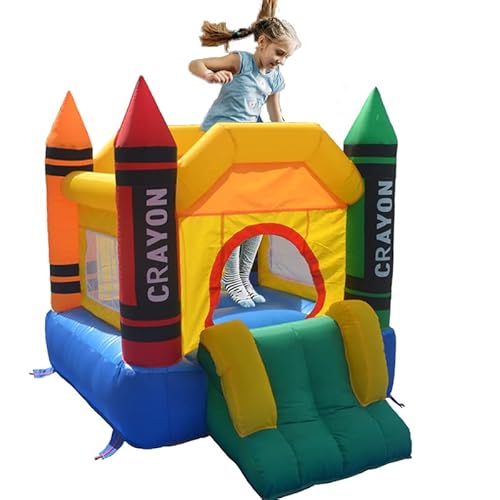 Toddler Outdoor Toys Bouncy House For Kids Outdoor & Indoor Kids Bounce House With Slide Jumping Inflatable Bouncers For Parties #TOP27