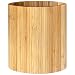 Totally Bamboo Oval Shaped Bamboo Kitchen Utensil Holder, 6" x 4" x 7"