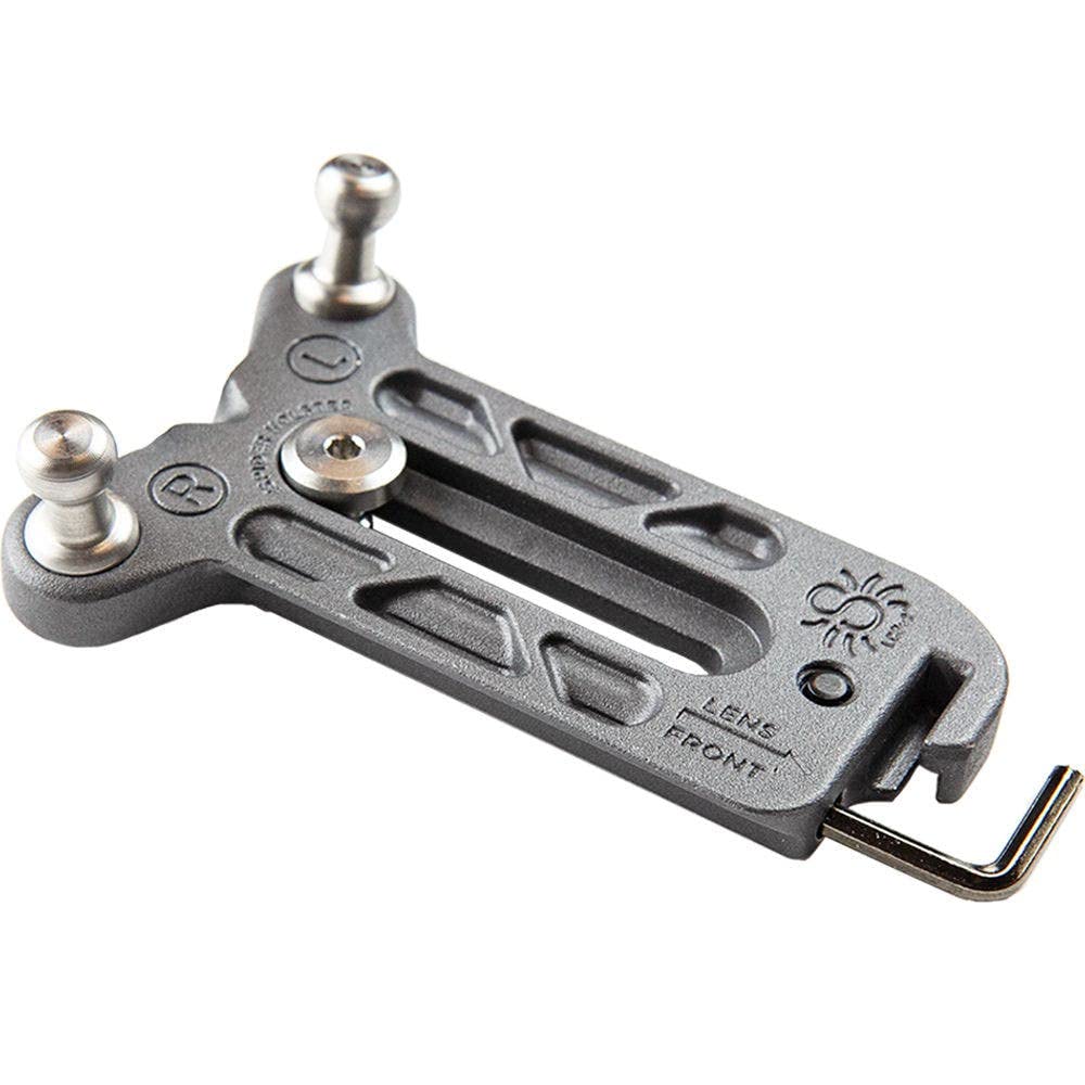 SPIDER HOLSTER – SpiderPro Lens Collar Plate V2 for Any Spider Camera Holster System Featuring Left and Right Side Spider Anti-Twist Camera Pins – Attaches Securely to Lens Collar Mount