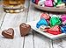 Madelaine Chocolate Company Solid Premium Milk Chocolate Mini Hearts - American-Made, Swiss-Formulated - Individually Wrapped in Rainbow Foil, 12oz