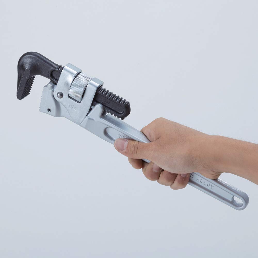 Lobtex APW350 Aluminum Pipe Wrench, 13.8 inches (350 mm)